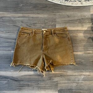 Universal Thread Brown Distressed Jean Shorts